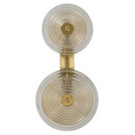 Paris Prix Applique Murale Design en Verre  Venice  52cm Or