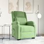 Voir la diapositive 1 : VIDAXL Fauteuil vert clair velours