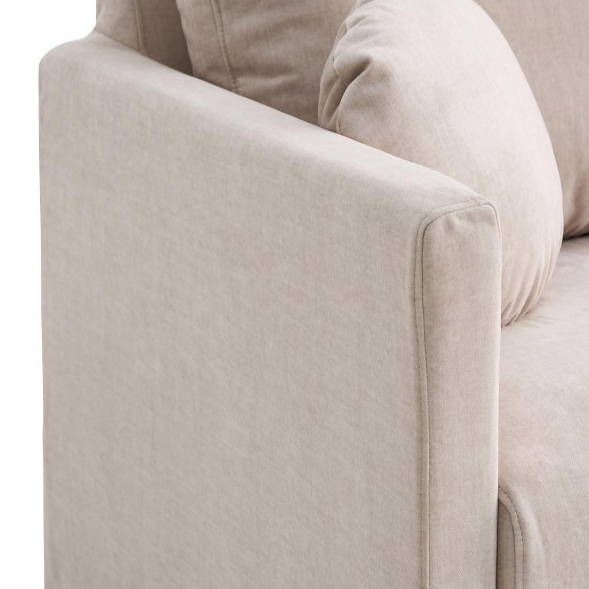 Voir la diapositive 6 : LISA DESIGN Serena - canapé droit déhoussable 2 places en velours