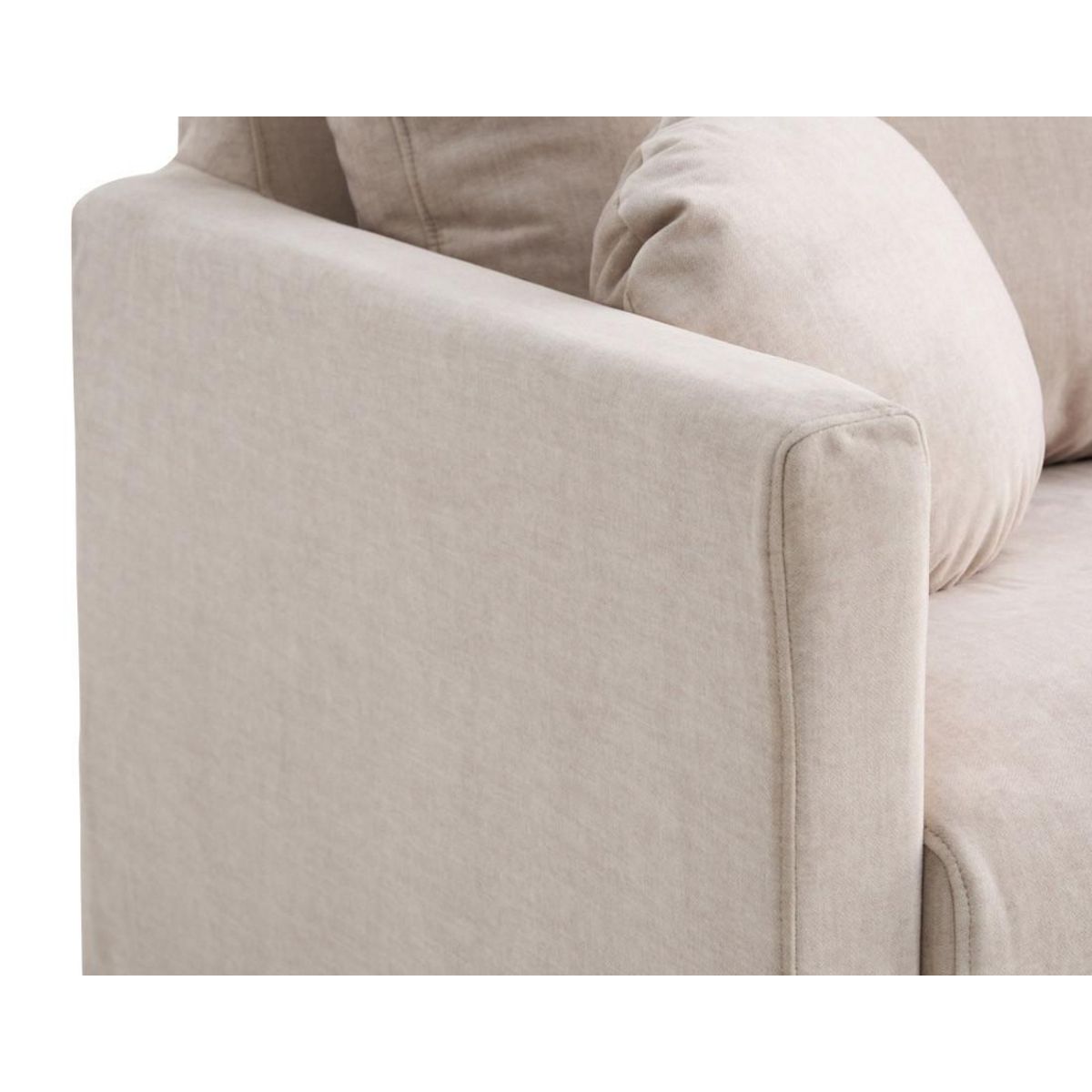 LISA DESIGN Serena - canapé droit déhoussable 2 places en velours