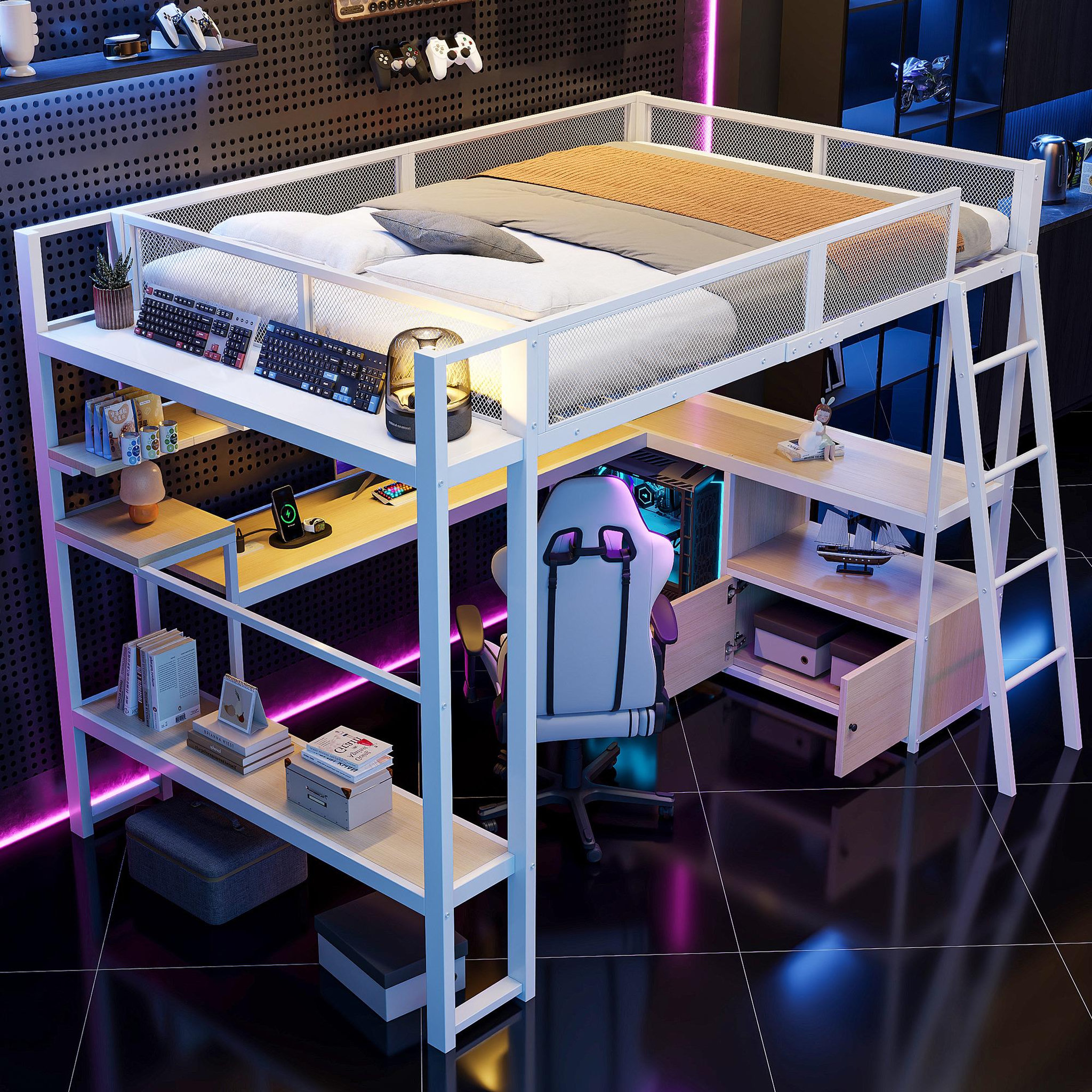 Voir la diapositive 5 : MERAX Lit mezzanine