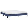 Voir la diapositive 3 : VIDAXL Cadre de lit sans matelas bleu 160x200 cm tissu