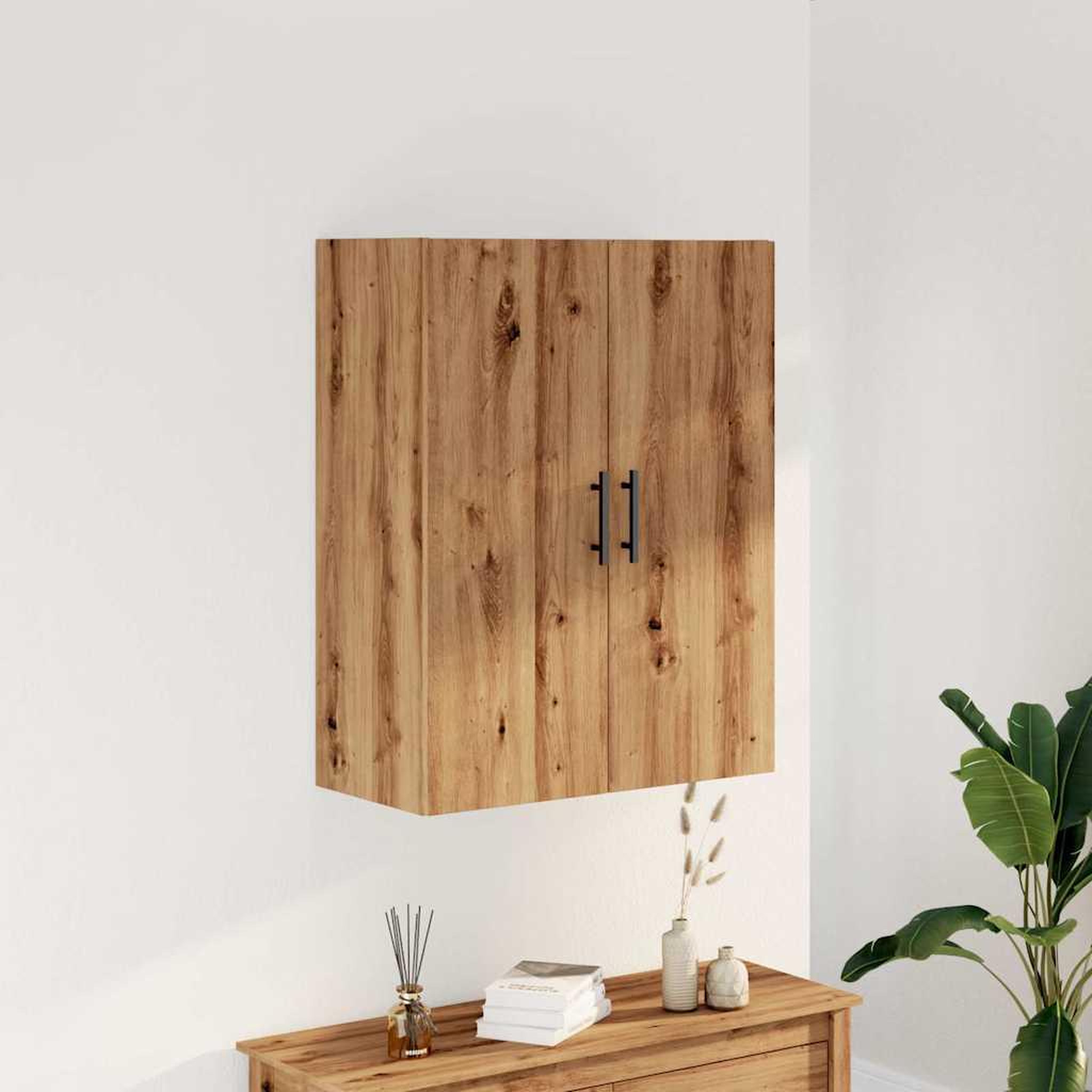 VIDAXL Armoire murale chene artisanal 69,5x34x90 cm