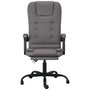 Voir la diapositive 3 : VIDAXL Fauteuil de massage inclinable de bureau Gris Similicuir