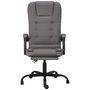 Voir la diapositive 3 : VIDAXL Fauteuil de massage inclinable de bureau Gris Similicuir
