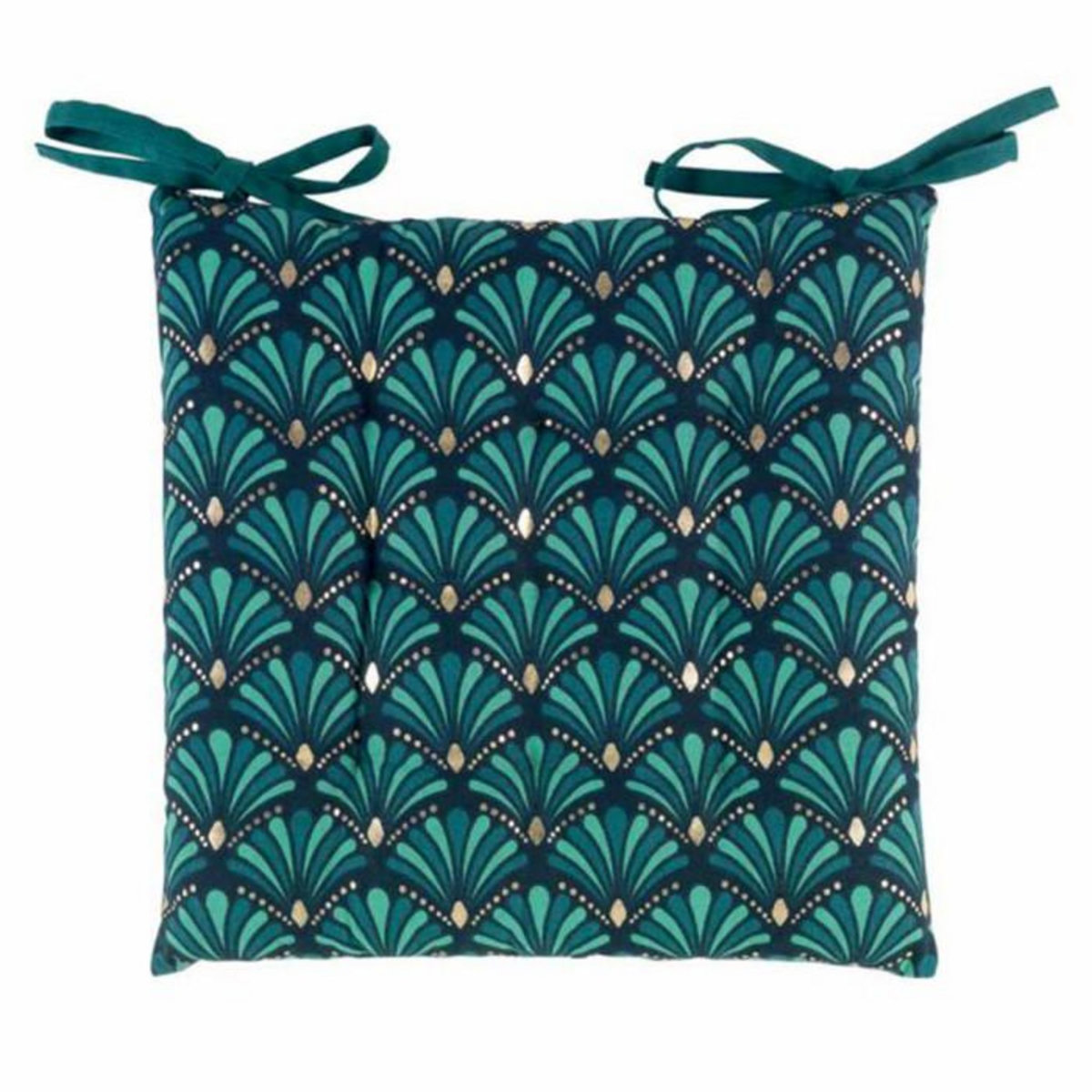 Paris Prix Galette de Chaise Imprimé  Art Chic  40x40cm Bleu