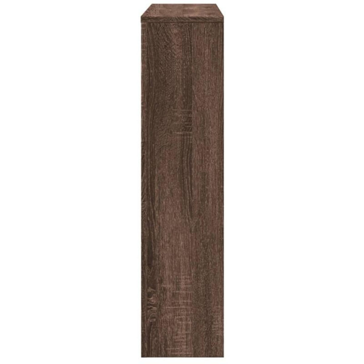 VIDAXL Cache radiateur chêne marron 175x20x82 cm bois d ingénierie