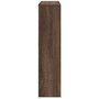 Voir la diapositive 4 : VIDAXL Cache radiateur chêne marron 175x20x82 cm bois d ingénierie