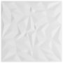Voir la diapositive 2 : VIDAXL Panneaux muraux 24 pcs blanc 50x50 cm XPS 6 m^2 amethyste
