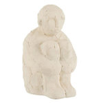 Paris Prix Statuette Déco  Personnage Assis  25cm Blanc