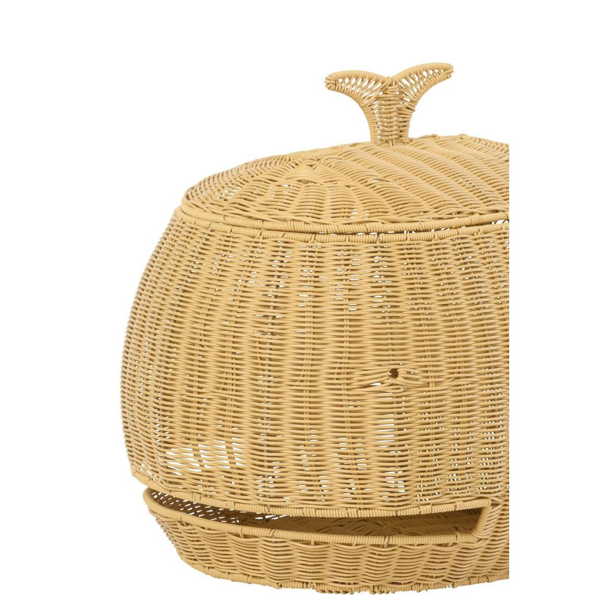 Voir la diapositive 6 : J-LINE Panier de Rangement Enfant  Baleine  90cm Naturel