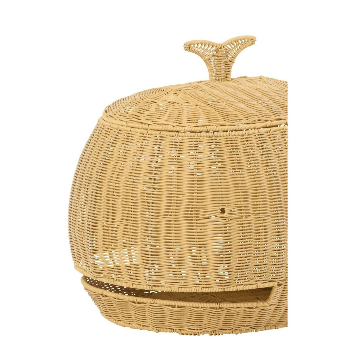 Paris Prix Panier de Rangement Enfant  Baleine  90cm Naturel