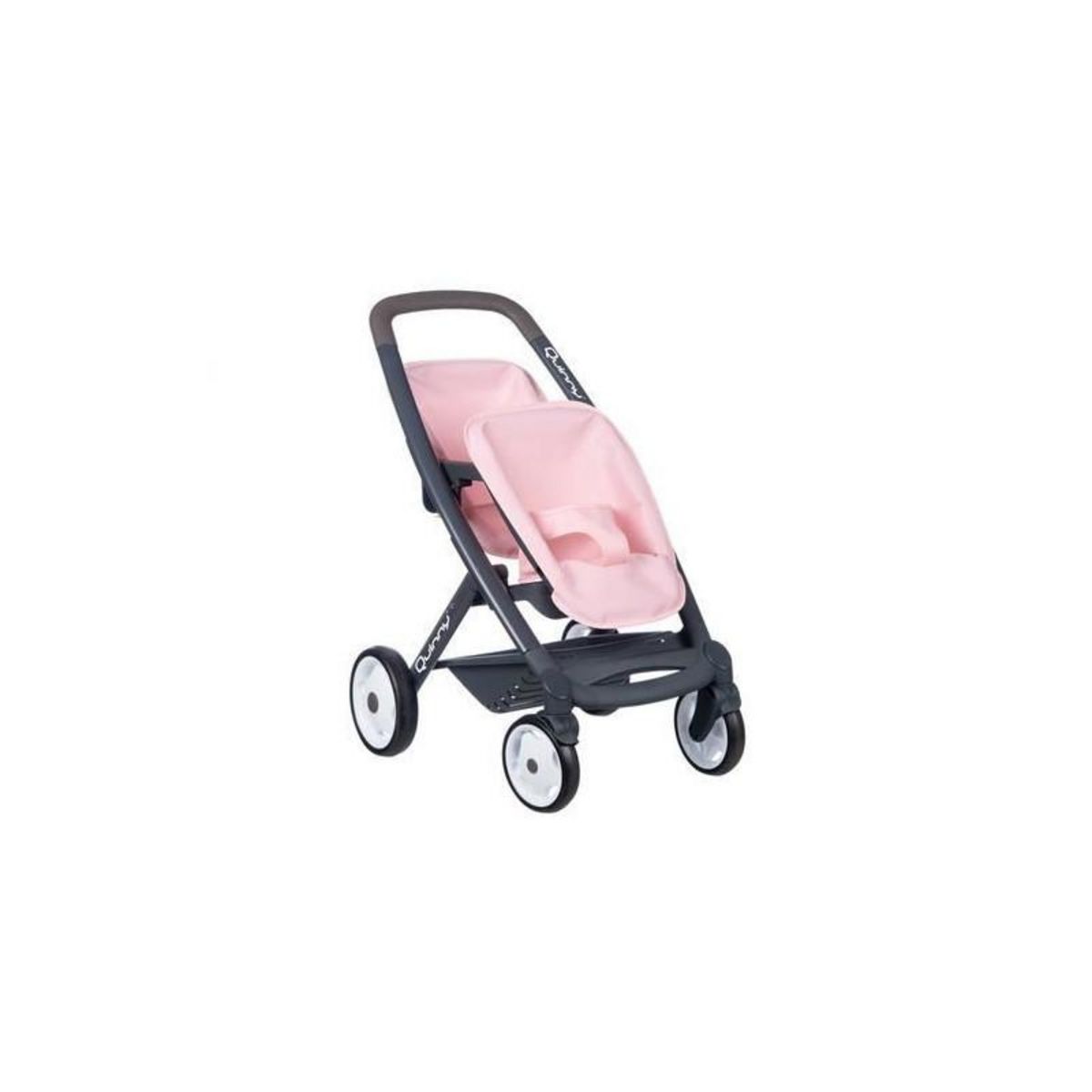 SMOBY Smoby - Maxi Cosi - Pousette jumeaux - Poupée 42 cm Maximum - Rose - Des 3ans