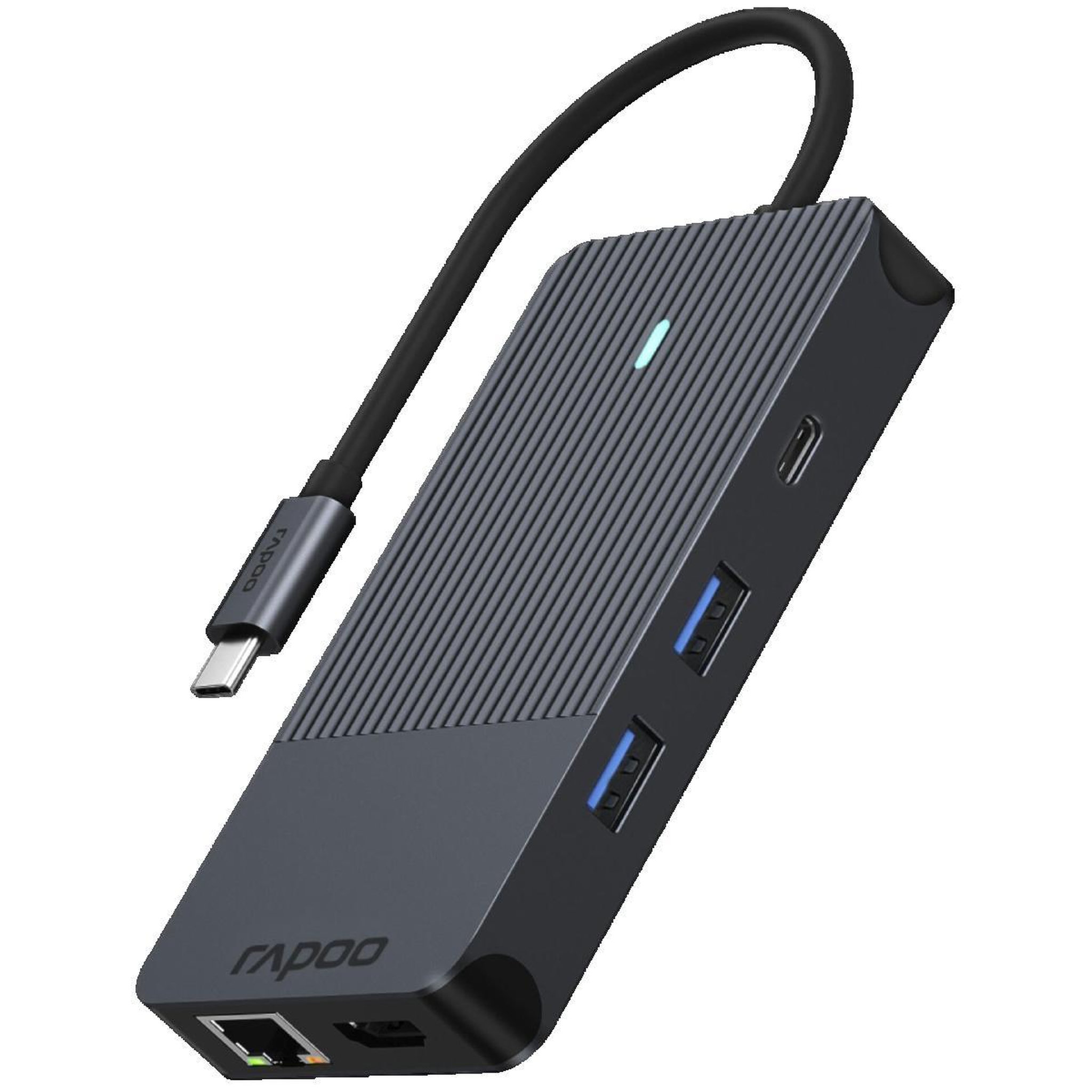 RAPOO Adaptateur Multiport USB-C Rapoo UCM-2005 Aluminium