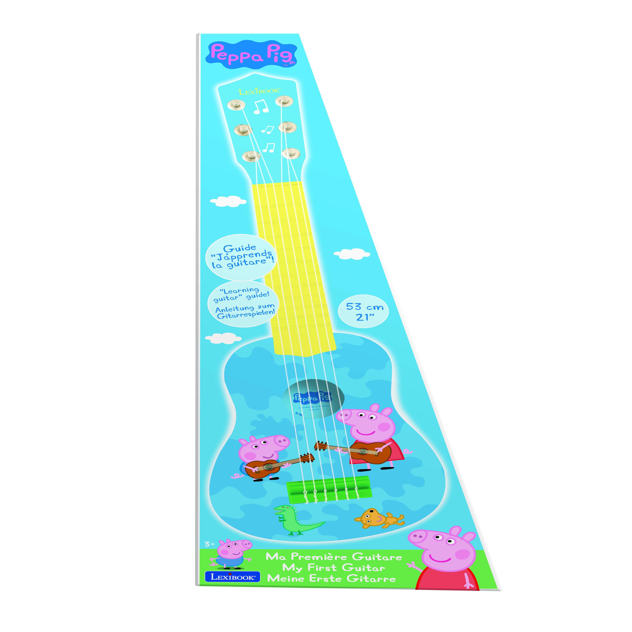 Voir la diapositive 6 : Lexibook Ma première Guitare Peppa Pig