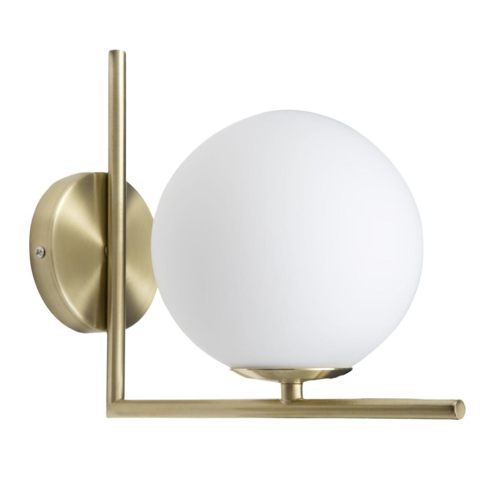 Paris Prix Applique murale sphère  glamy  22cm blanc & or