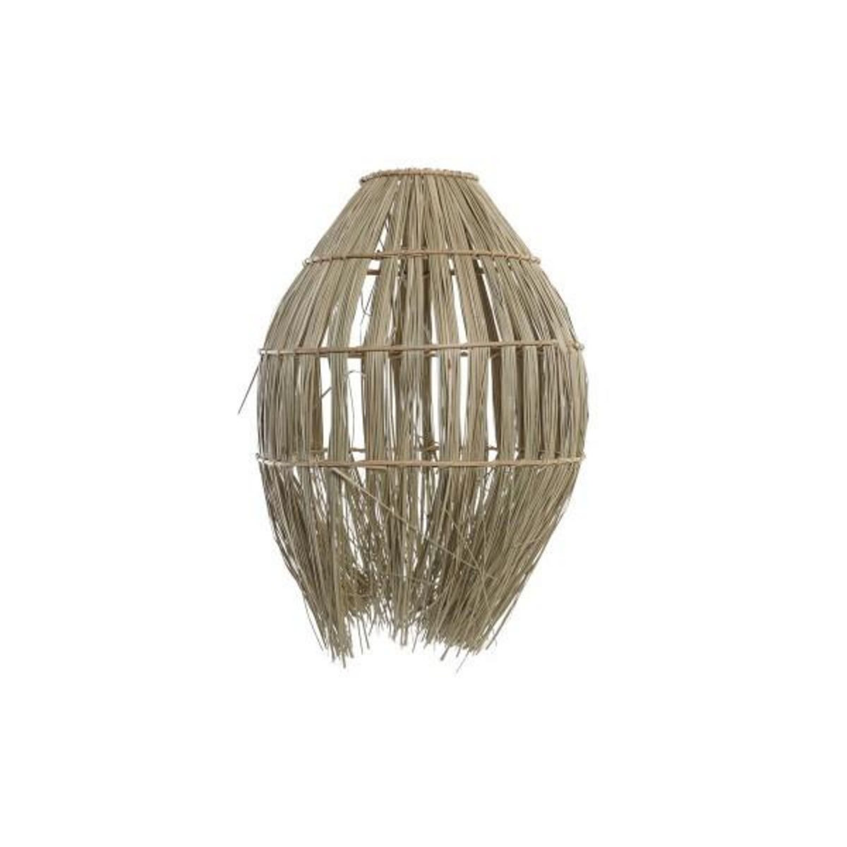 MARKET24 Écran de lampe DKD Home Decor Fibre naturelle (36 x 36 x 48 cm)