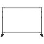 Voir la diapositive 4 : VIDAXL Supports de toile de fond 2 pcs noir 305x243 cm acier