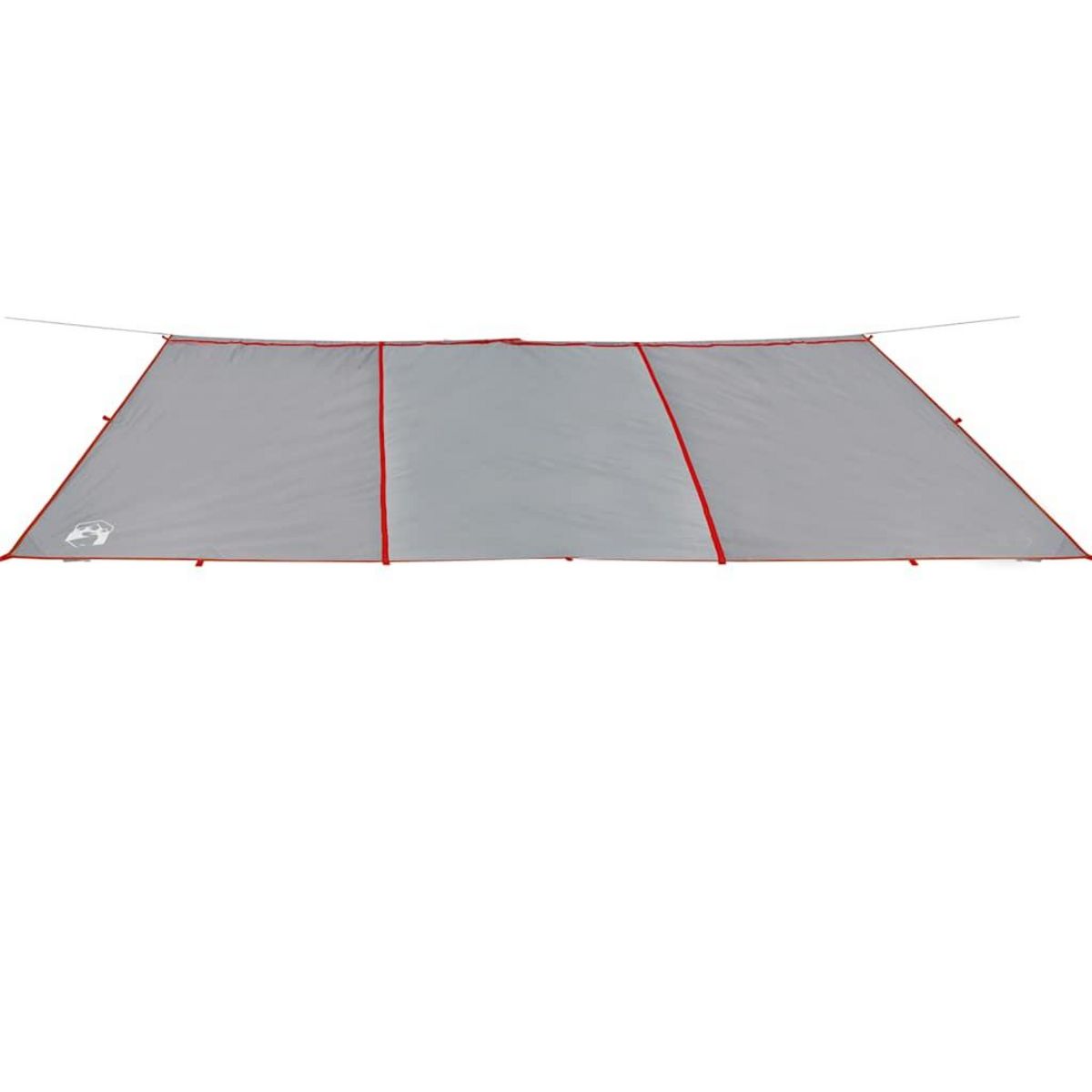VIDAXL Bache de camping gris et orange 420x440 cm impermeable