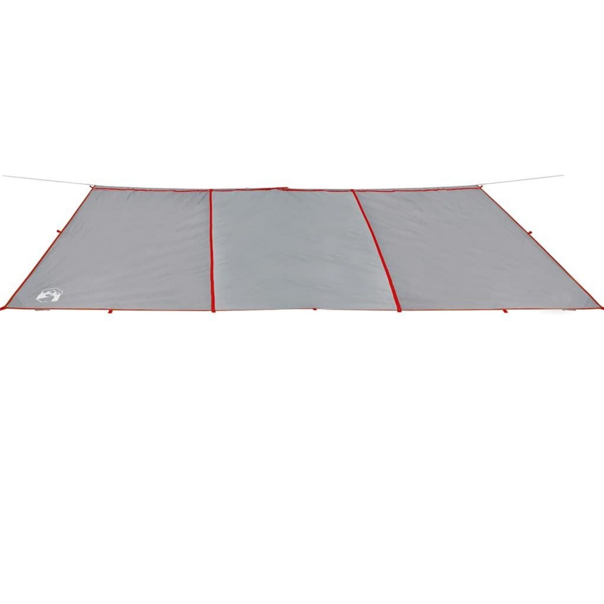 VIDAXL Bache de camping gris et orange 420x440 cm impermeable