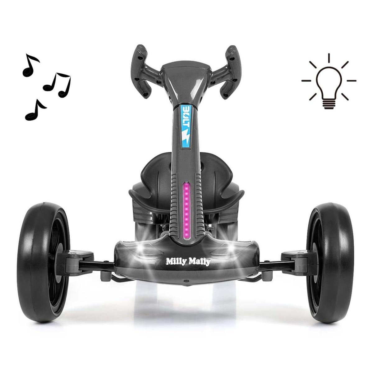 MILLY MALLY Kart électrique Bolt Noir
