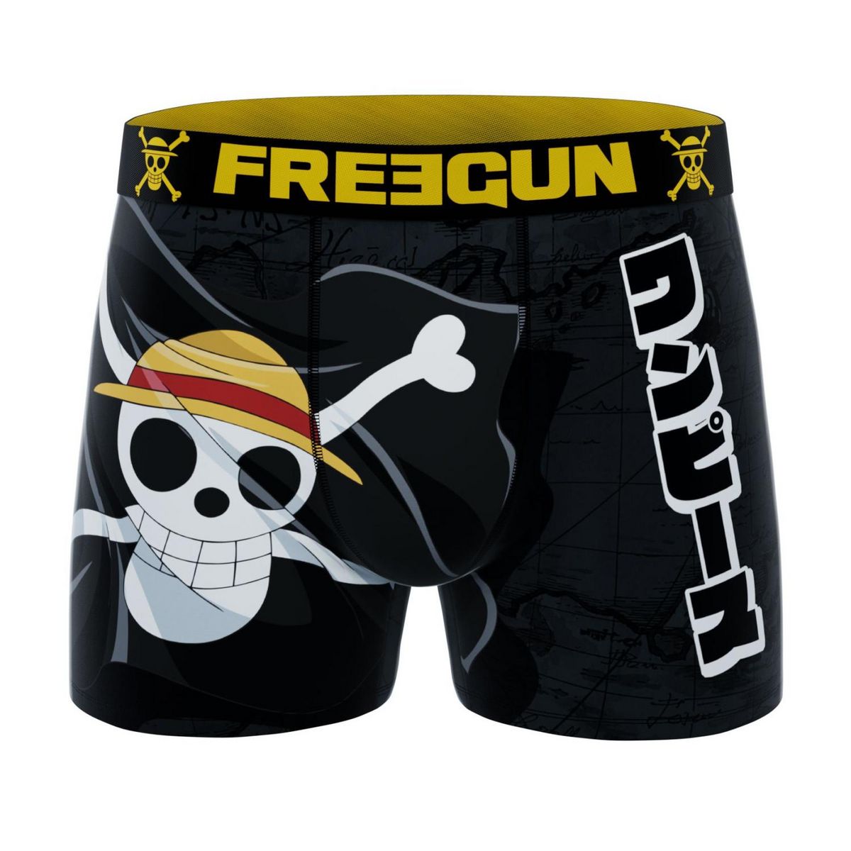 FREEGUN Lot de 4 boxers homme One Piece