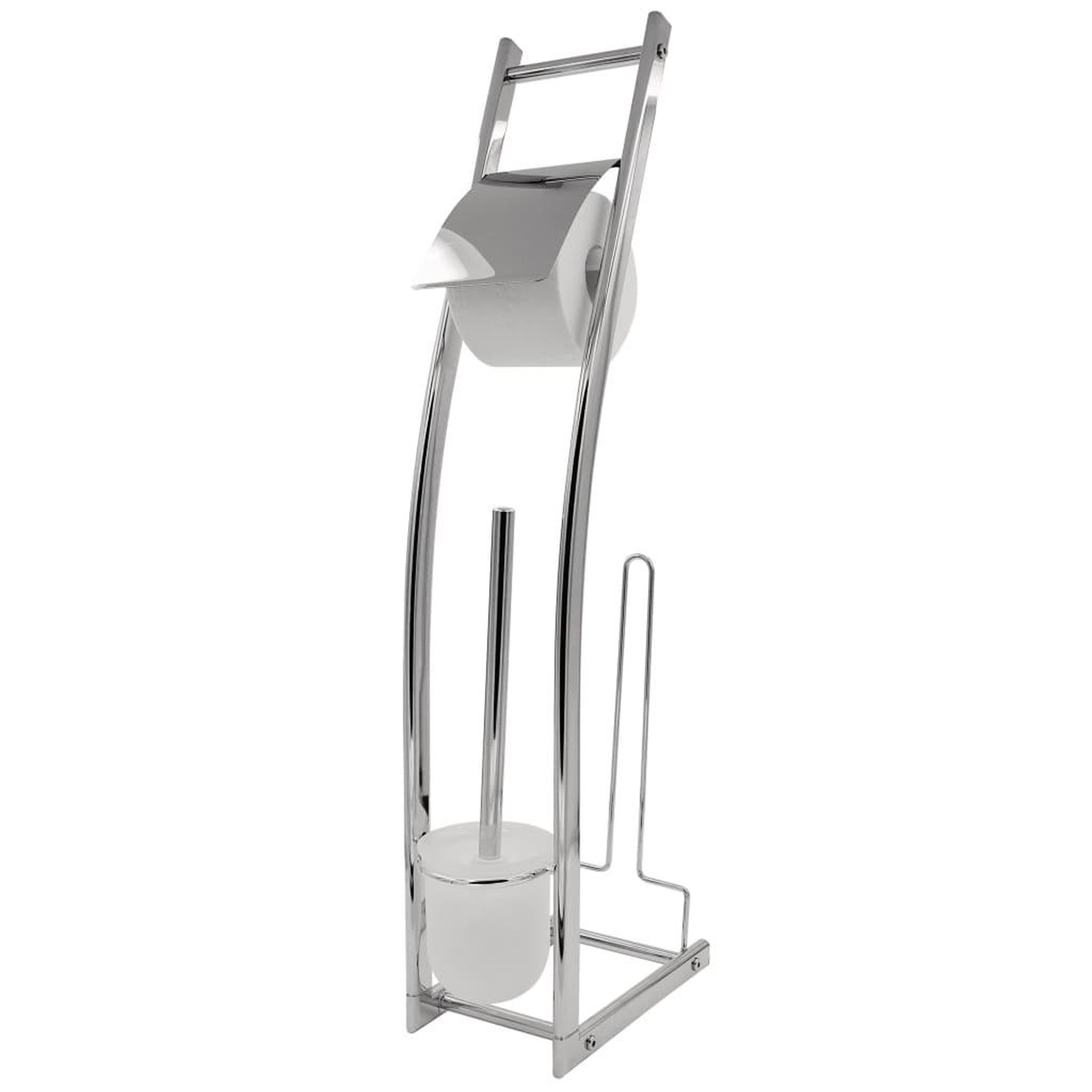 Voir la diapositive 2 : RIDDER RIDDER Ensemble de brosse de toilette 3 en 1 Fabio Chrome brillant