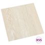 Voir la diapositive 2 : VIDAXL Dalles de plancher autoadhesives 55 pcs PVC 5,11 m² beige