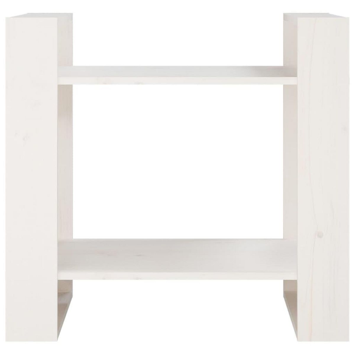 VIDAXL Bibliotheque/Separateur de piece Blanc 60x35x57 cm Bois de pin