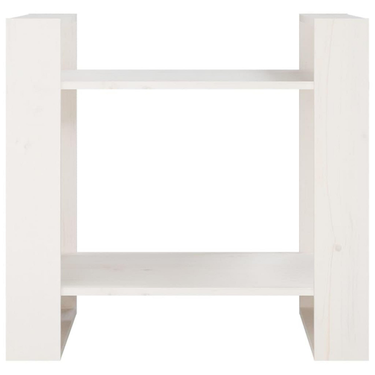 VIDAXL Bibliotheque/Separateur de piece Blanc 60x35x57 cm Bois de pin