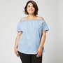 Voir la diapositive 1 : IN EXTENSO T-shirt manches courtes femme
