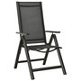 Voir la diapositive 2 : VIDAXL Chaises pliables de jardin lot de 2 Textilene et aluminium Noir