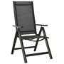 Voir la diapositive 2 : VIDAXL Chaises pliables de jardin lot de 2 Textilene et aluminium Noir