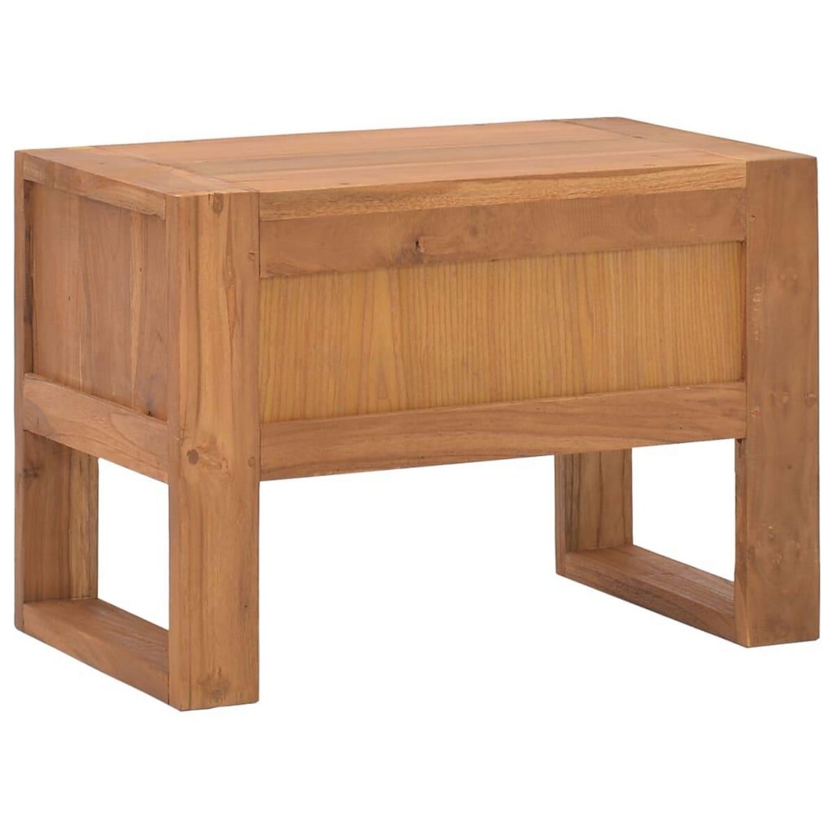 VIDAXL Table de chevet 50x30x35 cm Bois de teck solide