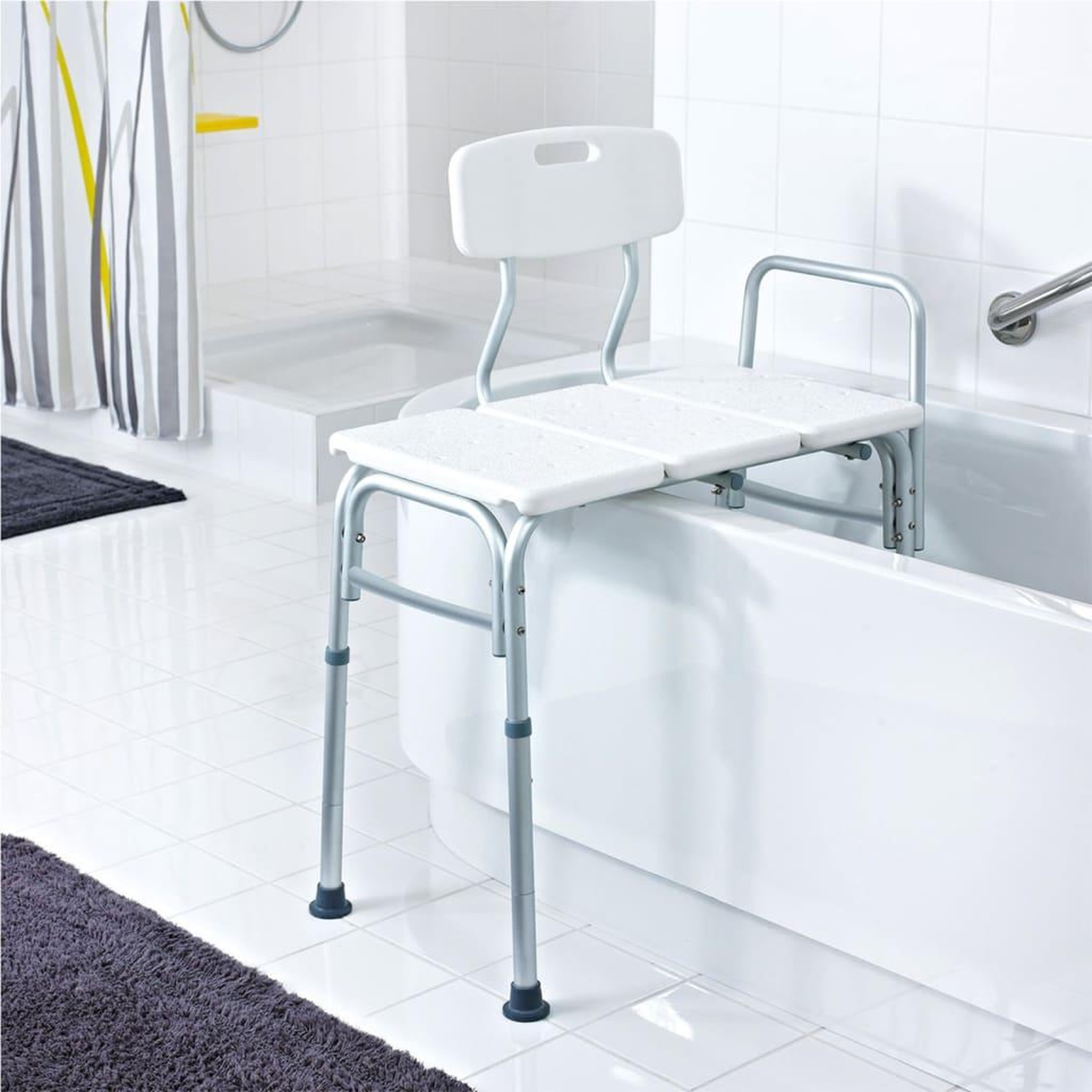 Voir la diapositive 5 : RIDDER RIDDER Banc de transfert baignoire Blanc 150 kg A0120101