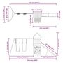 Voir la diapositive 6 : VIDAXL Aire de jeux d'exterieur bois massif de douglas