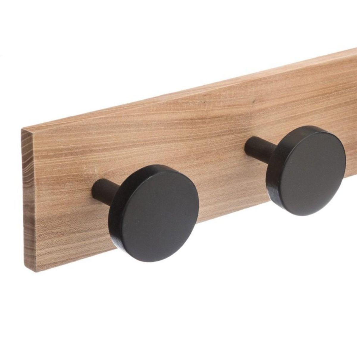 ATMOSPHERA Patère 4 têtes rondes noires