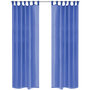 Voir la diapositive 1 : VIDAXL Rideau occultant 2 pcs Voile 140 x 225 cm Bleu royal