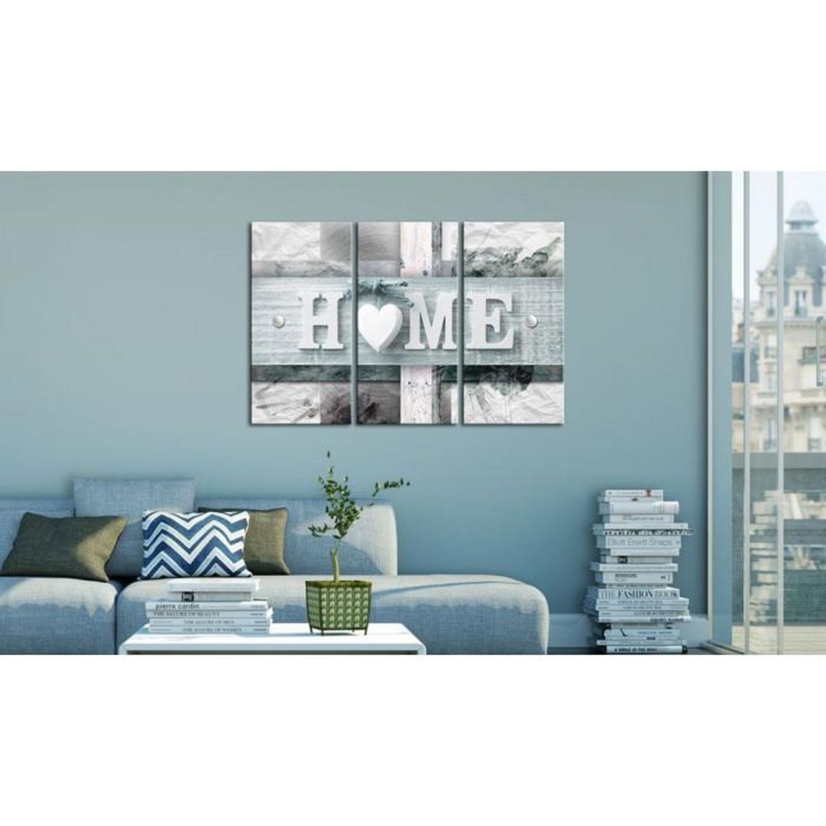 Paris Prix Tableau Imprimé  Turquoise Fusion