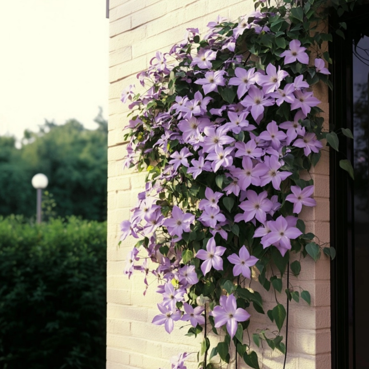 PLANT IN A BOX Clématite - Lot de 2 - Clematis 'Hagley Hybrid' - Hauteur 100-120cm - ⌀17cm