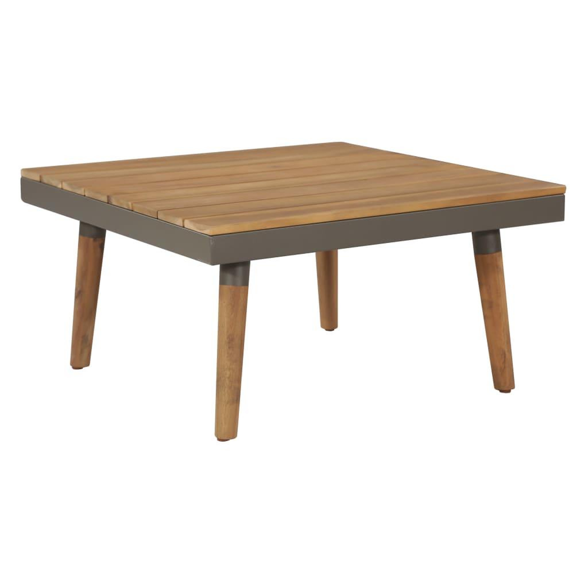 Voir la diapositive 5 : VIDAXL Salon de jardin 4pcs et coussins bois d'acacia solide marron