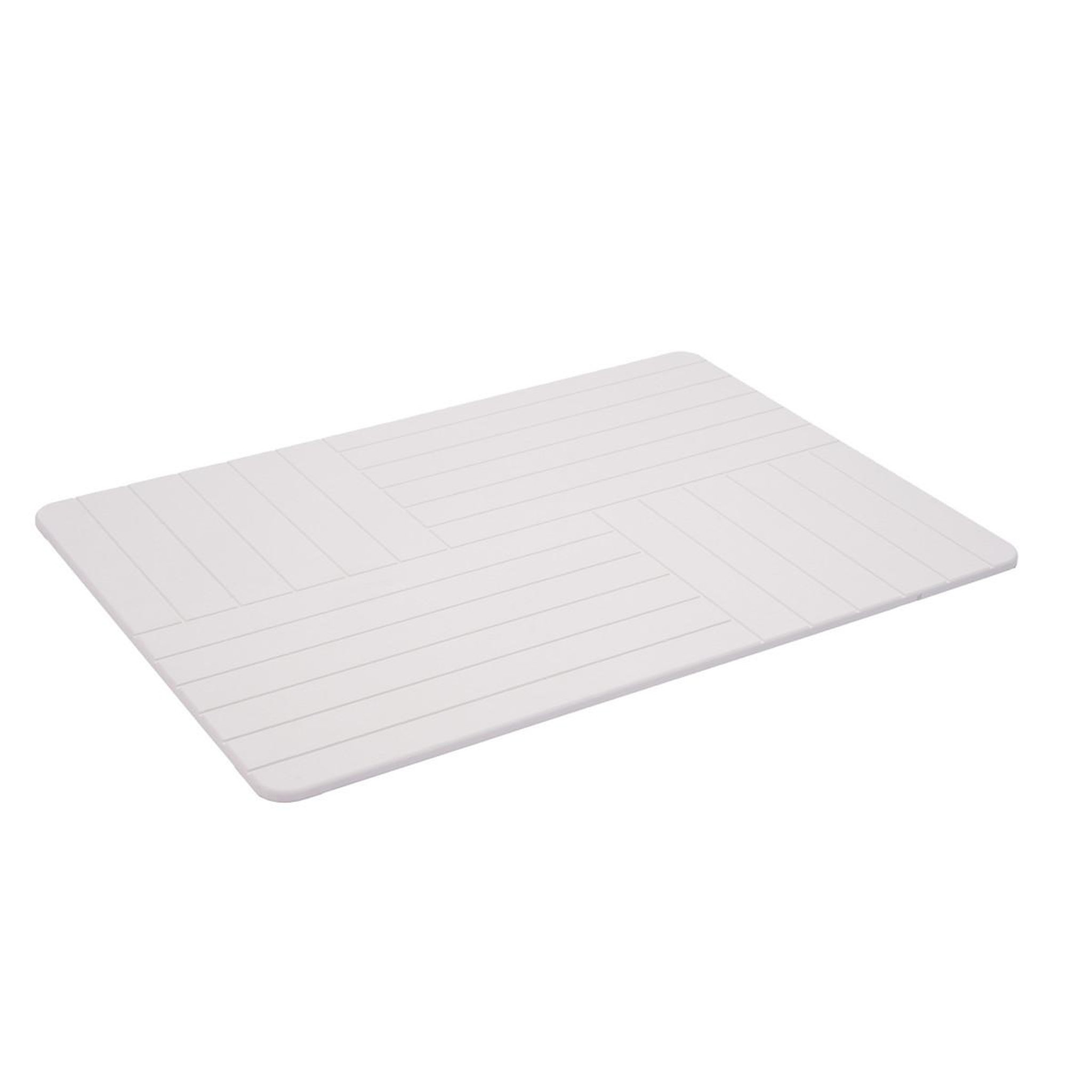 Voir la diapositive 2 : Douceur d'Intérieur Tapis de bain en diatomite  malta  50x70cm gris