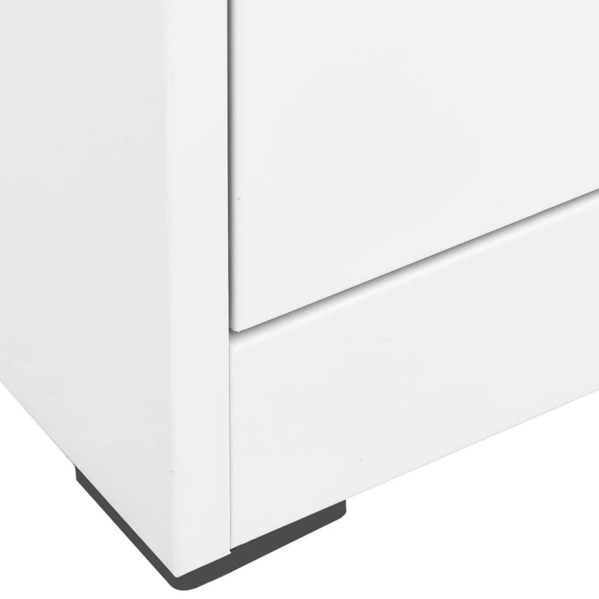 VIDAXL Classeur Blanc 46x62x102,5 cm Acier
