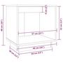 Voir la diapositive 6 : VIDAXL Tables de chevet 2 pcs 40x30x40 cm Bois de pin solide