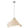 Voir la diapositive 2 : Paris Prix Lampe Suspension en Jonc  Cône  82cm Blanc