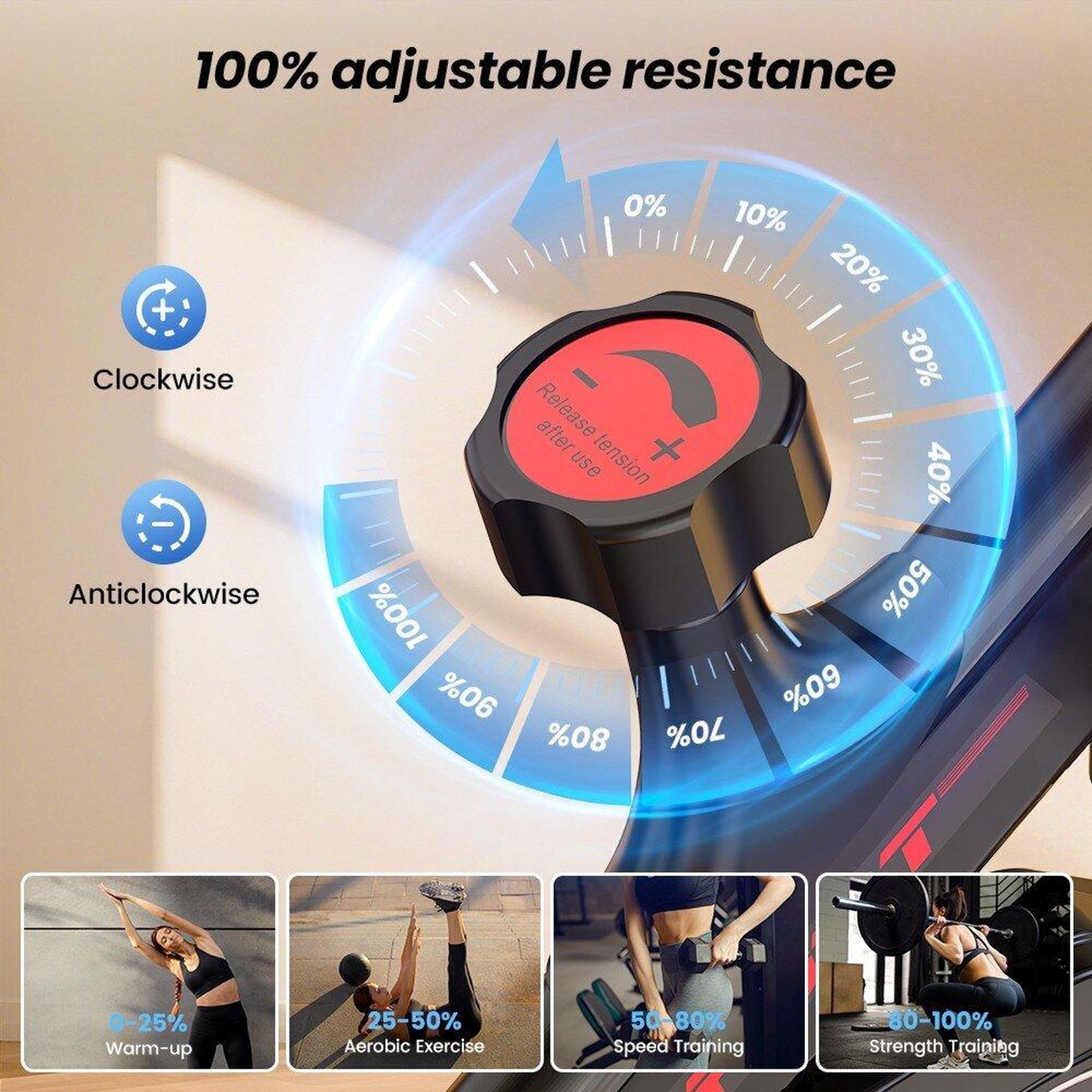 Voir la diapositive 6 : FORMILL Vélo d'appartement formill qk101, résistance réglable, transmission silencieuse, capacité de 120 kg, écran lcd