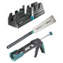 Voir la diapositive 1 : WOLFCRAFT wolfcraft Jeu d'outils essentiels pour la fixation des plinthes