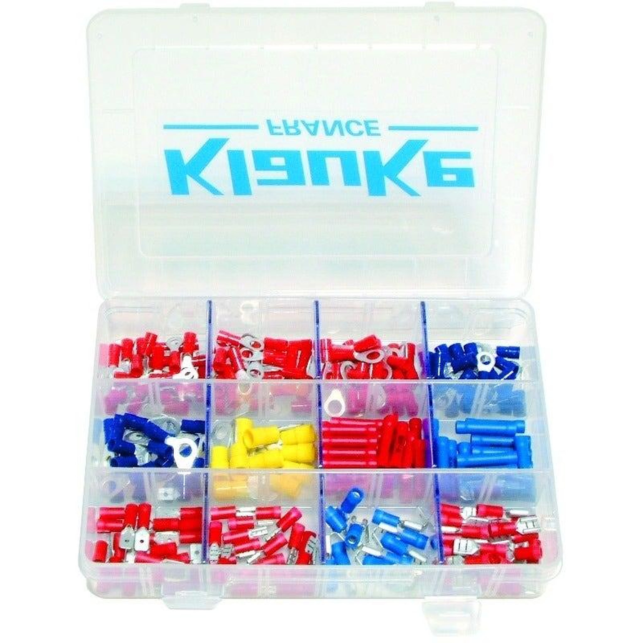 KLAUKE Coffret d'assortiment de 300 cosses isolées à sertir
