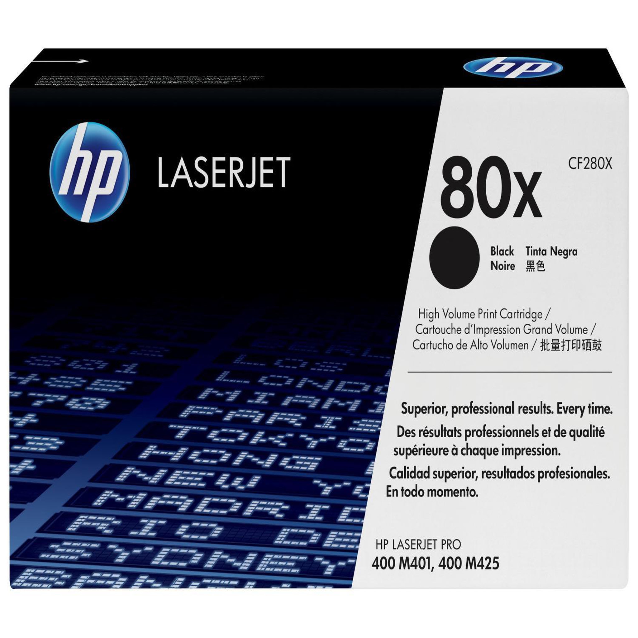 HP Hp 80x toner laserjet noir grande capacité authentique
