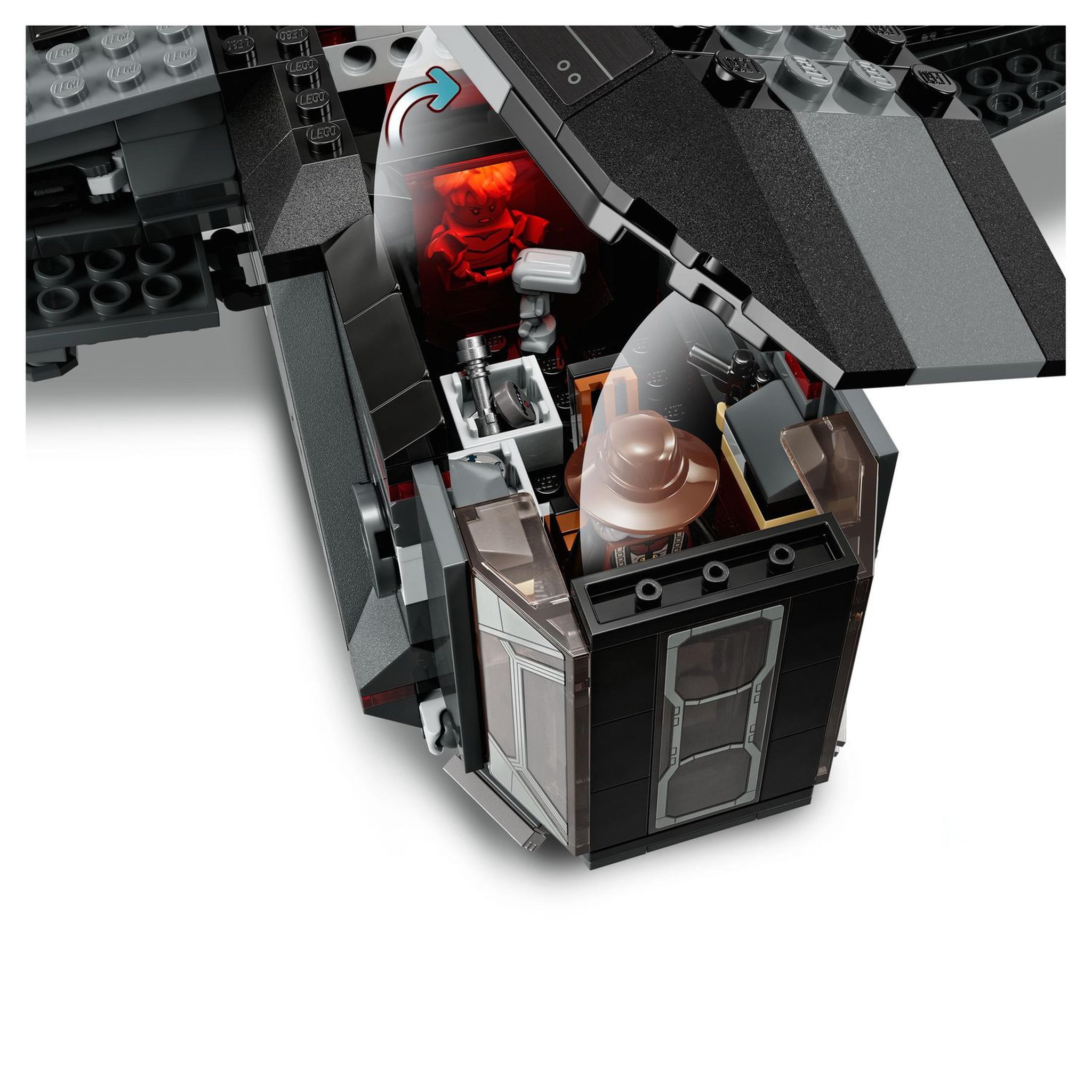 Voir la diapositive 6 : LEGO Star wars 75323 Le justifier, Jouet de Vaisseau Spatial, Construire, Figurine de Droïde
